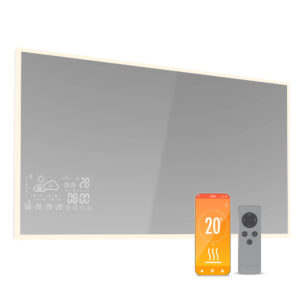 Blumfeldt Infračervený ohrievač, Smart Mirror, Infračervené žiarenie, 600 W, IP44