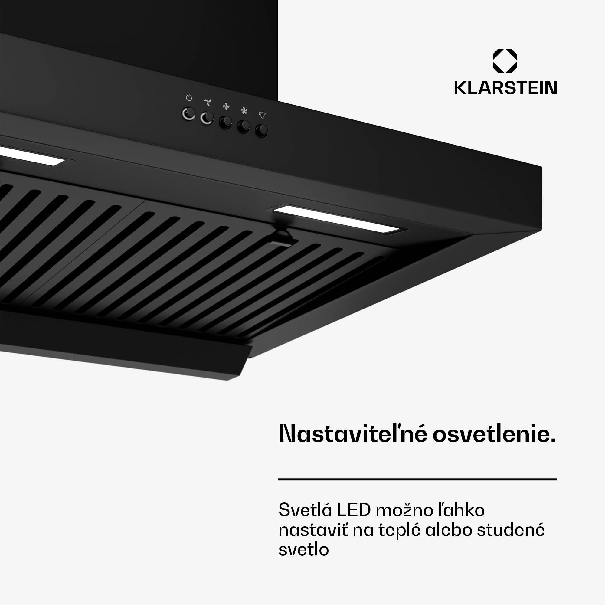 Klarstein AeroClean digestor, 649,9 m³/h, 4 úrovne, EEK A++, odsávanie/recirkulácia vzduchu – Obrázok 5