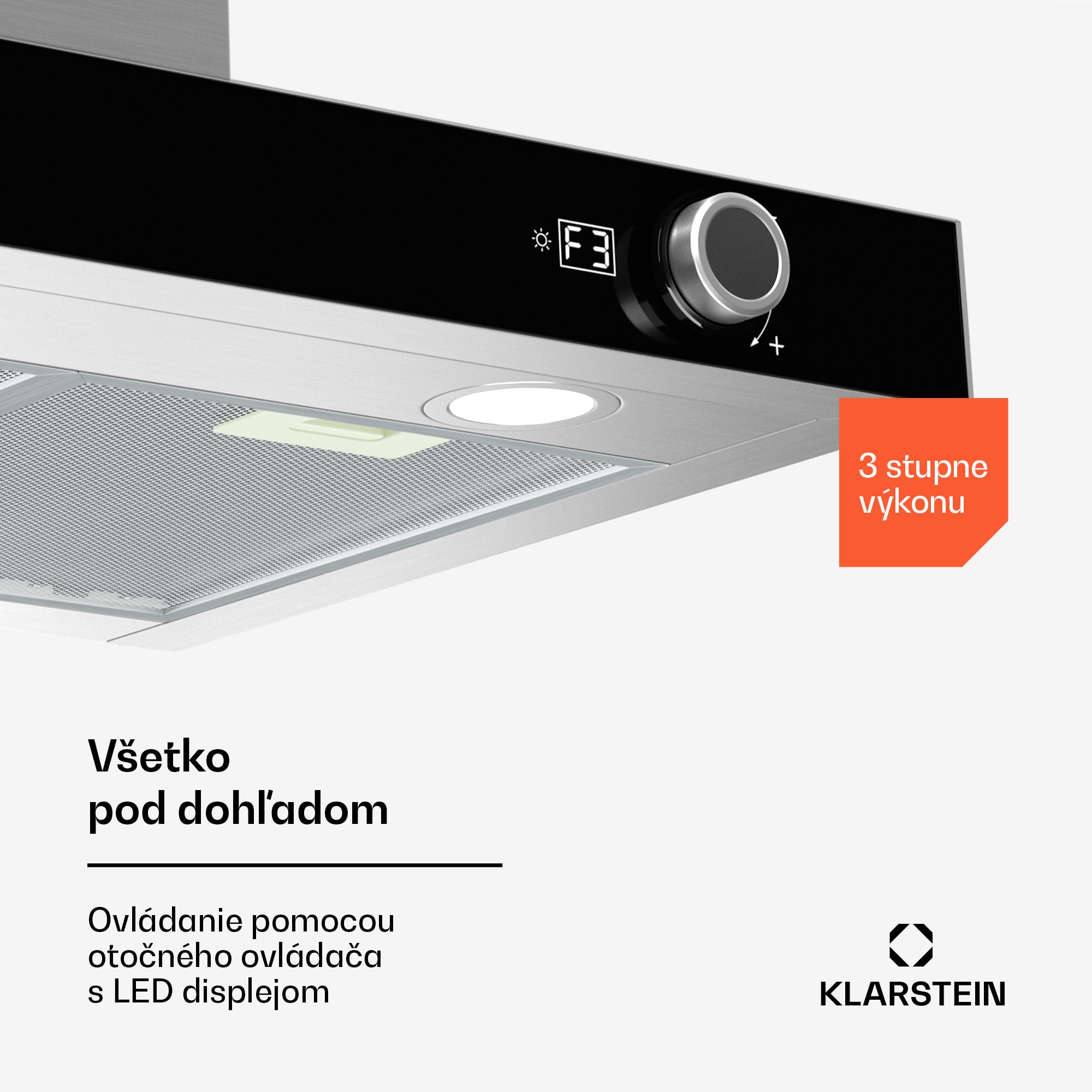 Klarstein AirNova digestor, recirkulácia a odsávanie vzduchu, energetická účinnosť A++, 110 W, 620 m³/h – Obrázok 2