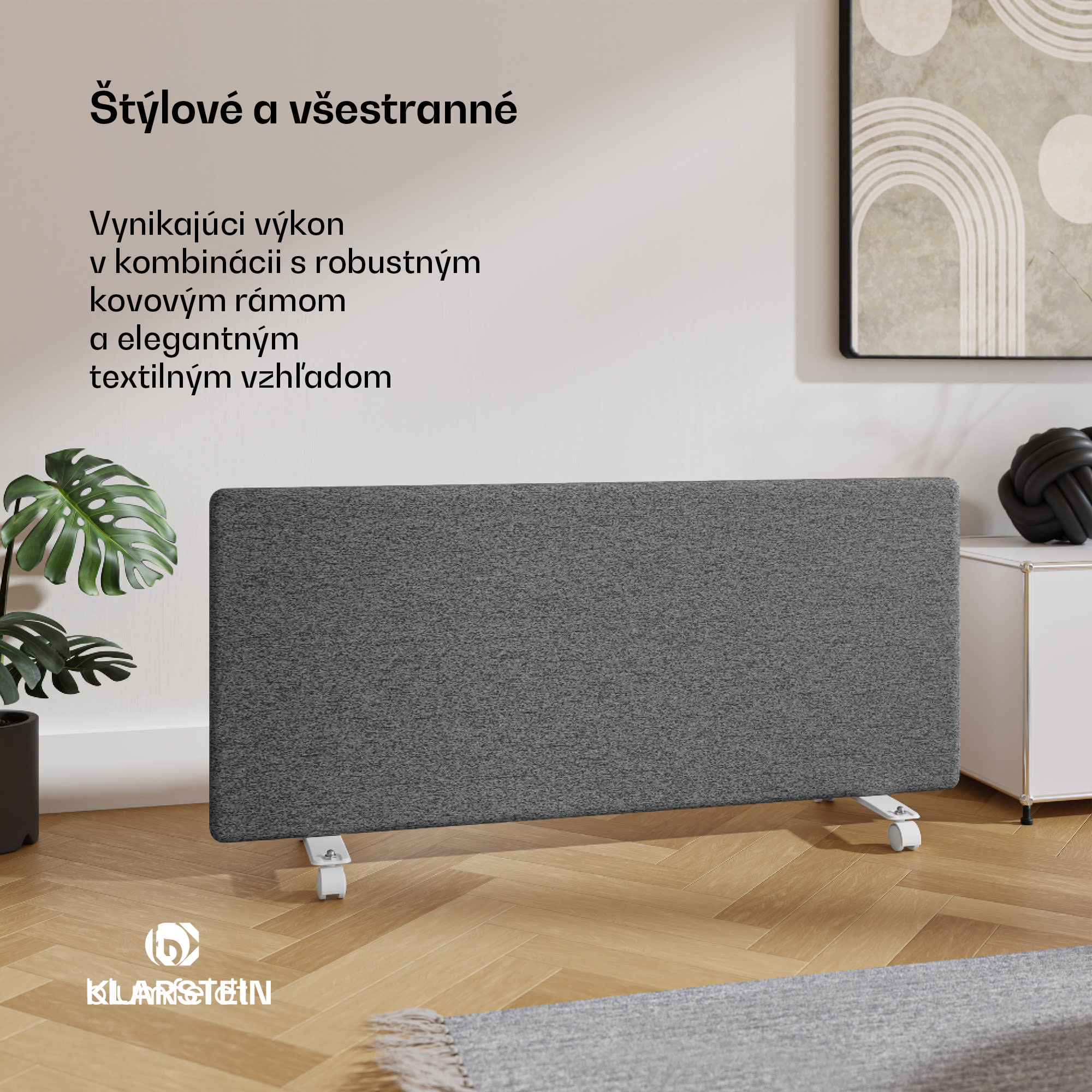 Blumfeldt ThermaTouch konvektor, 2 000 W, elegantný dizajn, dotykové ovládanie, do 20 m² – Obrázok 3