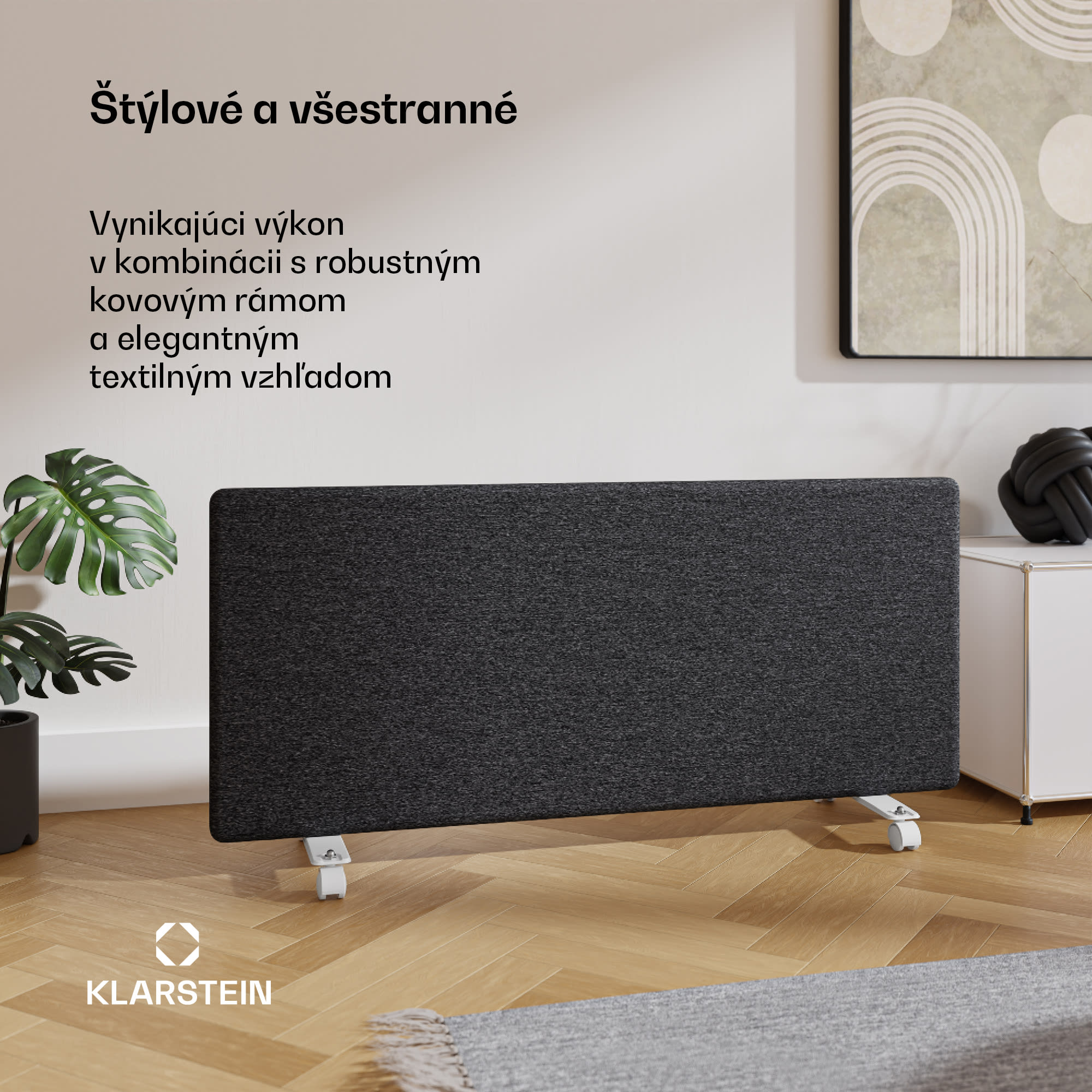 Blumfeldt ThermaTouch konvektor, 2 000 W, elegantný dizajn, dotykové ovládanie, do 20 m² – Obrázok 3