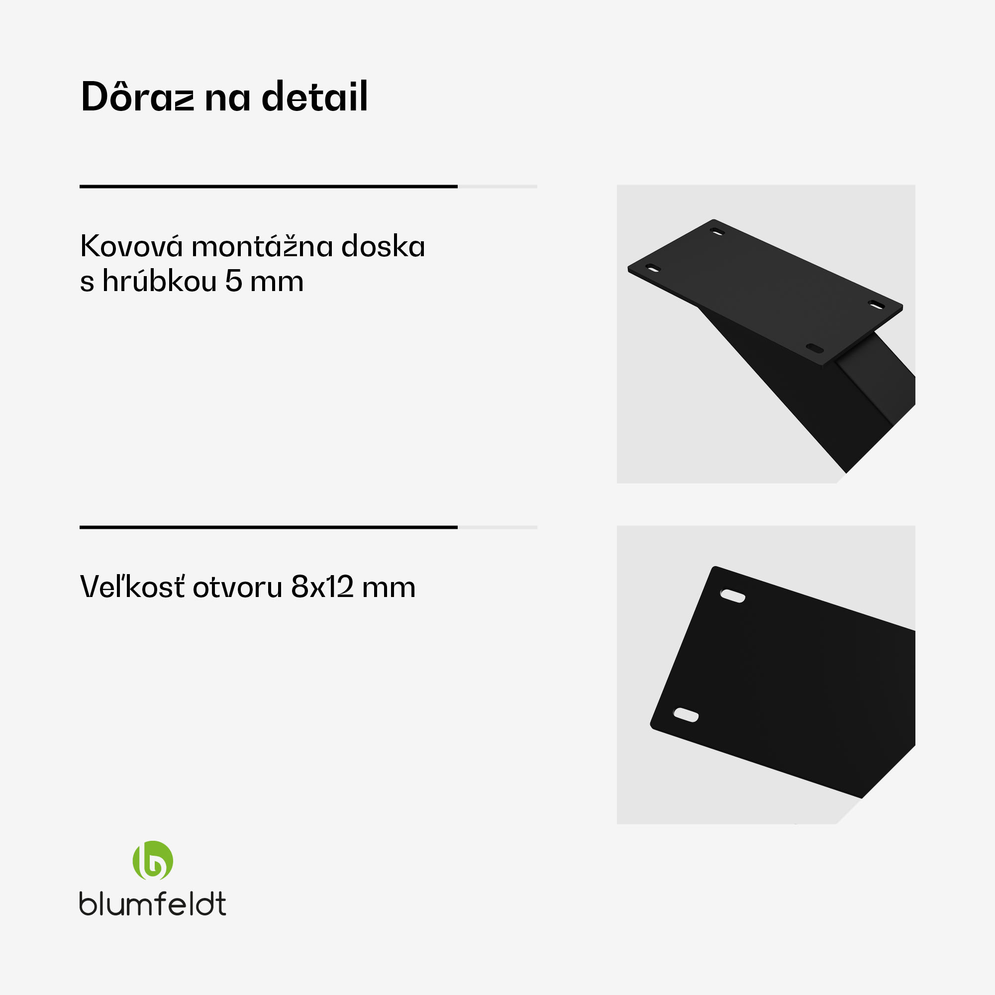 Blumfeldt UrbanFodge TRIPLE X nohy stola, Moderný dizajn, pre projekty DIY, Nosnosť 200 kg – Obrázok 4