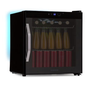 Klarstein Coachella 50 Onyx Chladnička 47 litrov Funkcia WiFi Podsvietenie