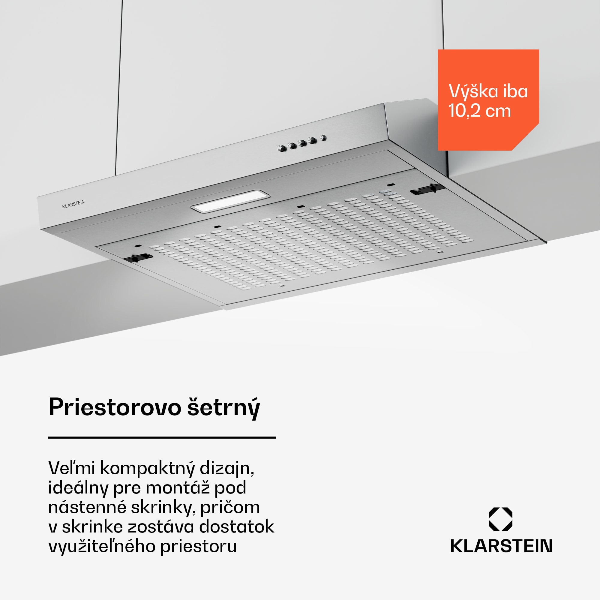 Klarstein SlimVent 60 Silver digestor – Obrázok 2