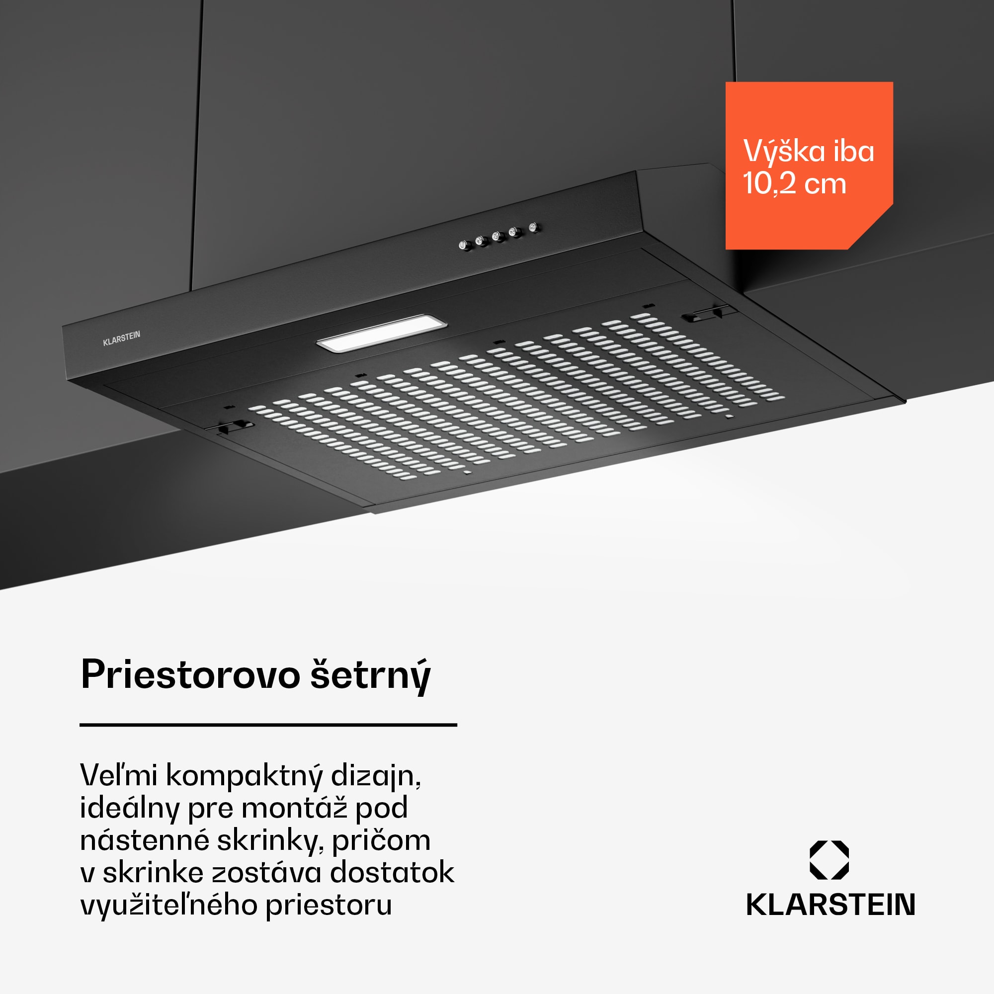 Klarstein SlimVent 60 Black digestor – Obrázok 2