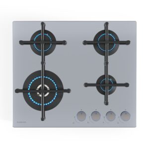 Klarstein Illuminosa 4 plynová varná doska 4-horáková Sabaf horák z nehrdzavejúcej ocele