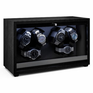 Klarstein Brienz 6 naťahovač hodiniek, 4 režimy, tichý, drevený vzhľad, flexibilný vankúš