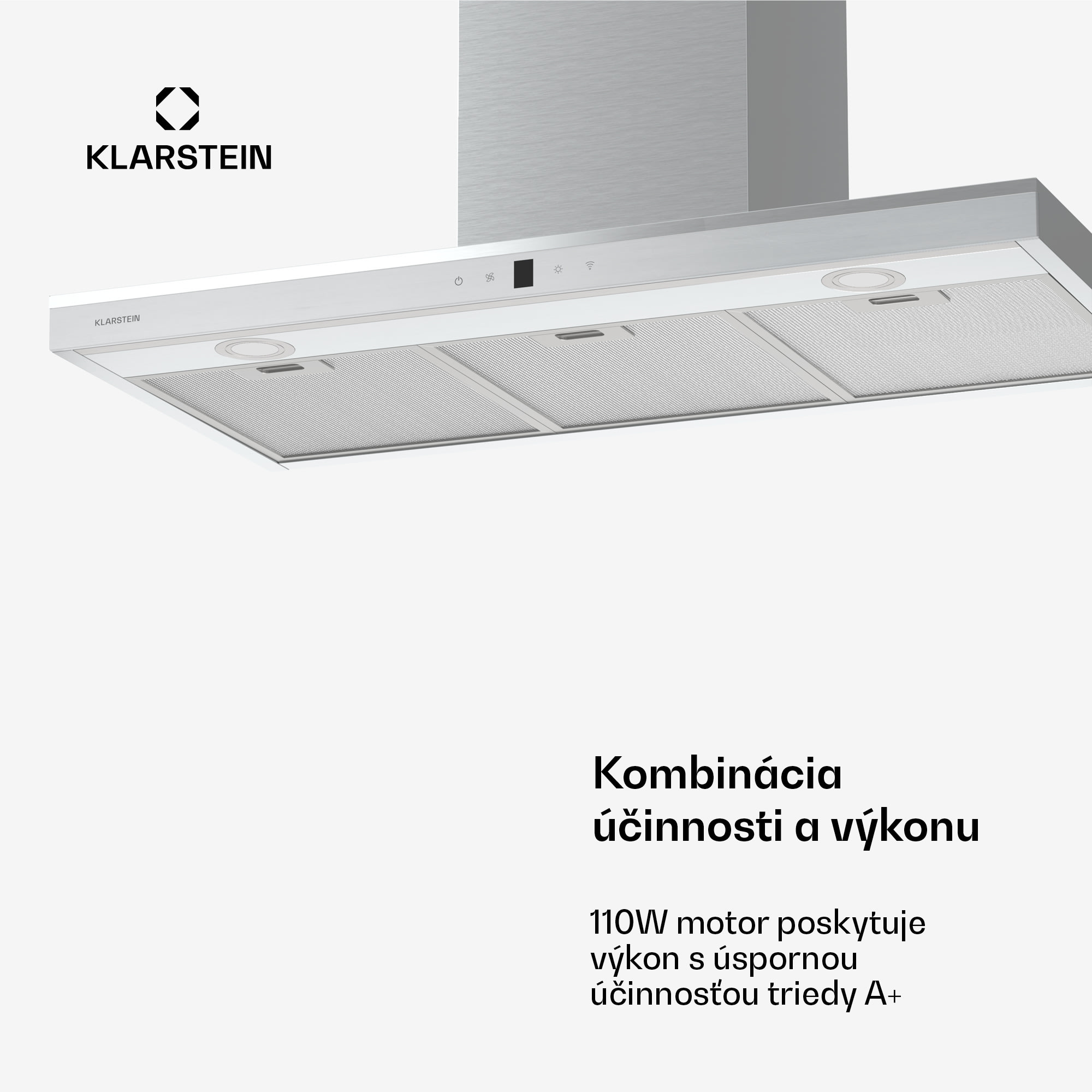 Klarstein Auriana digestor, Ambient Light, 700 m³/h, WiFi, Touch, LED – Obrázok 4