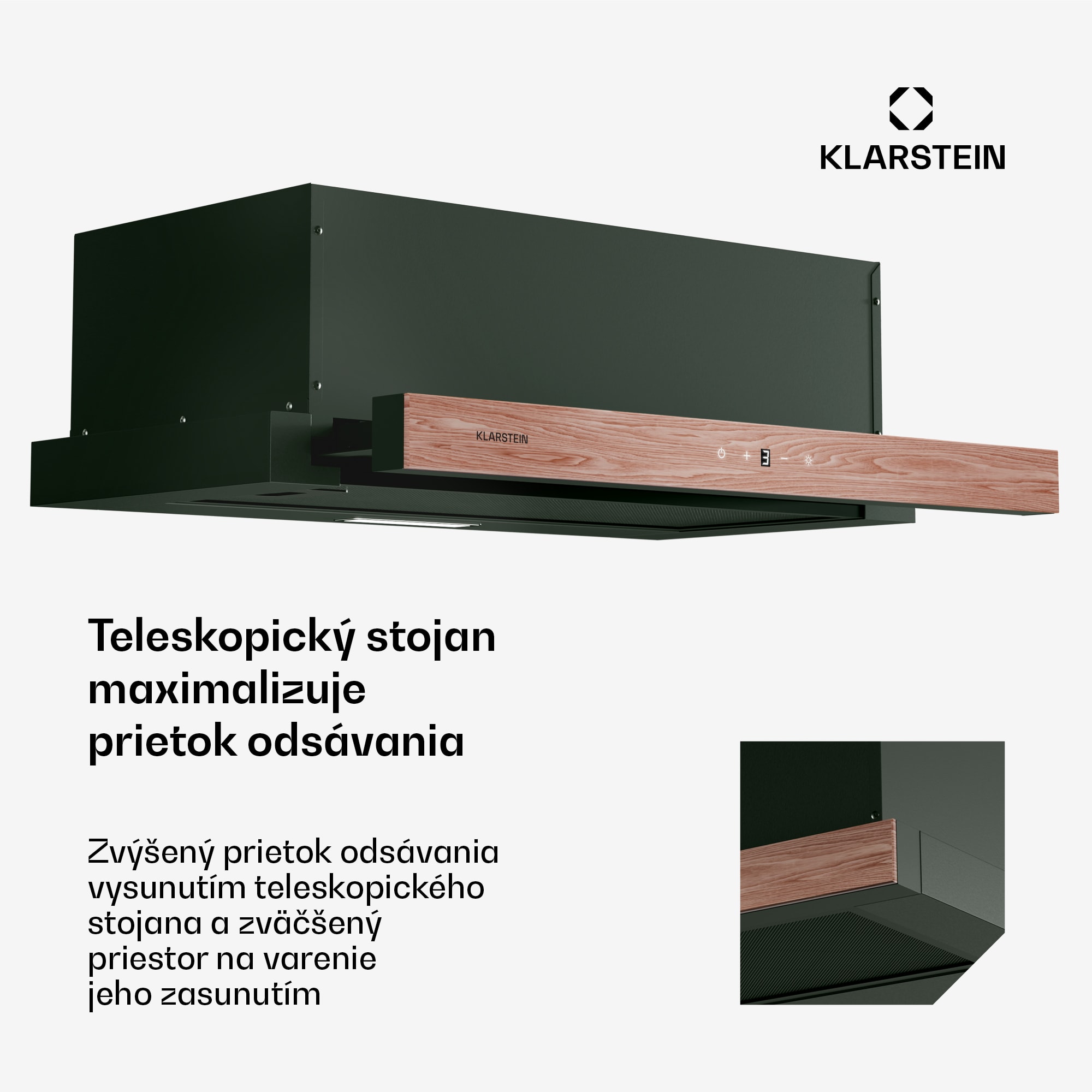 Klarstein ZenFusion digestor, prietok vzduchu 400 m³/h, EEK A, odsávanie/recirkulácia, 3 úrovne, tichý – Obrázok 4