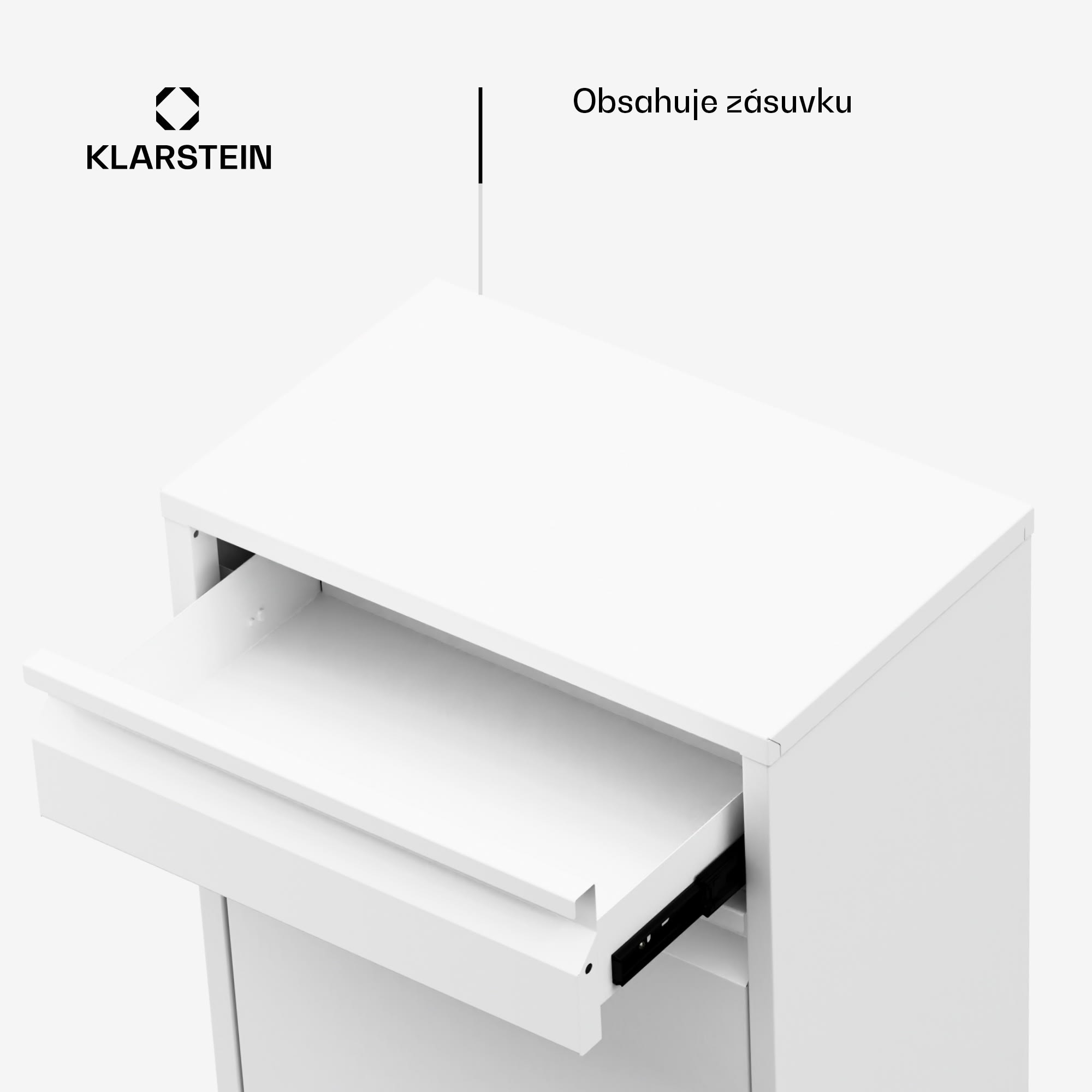 Klarstein Ordnungshüter Koš na kuchynský odpad 50 L so zásuvkou – Obrázok 3