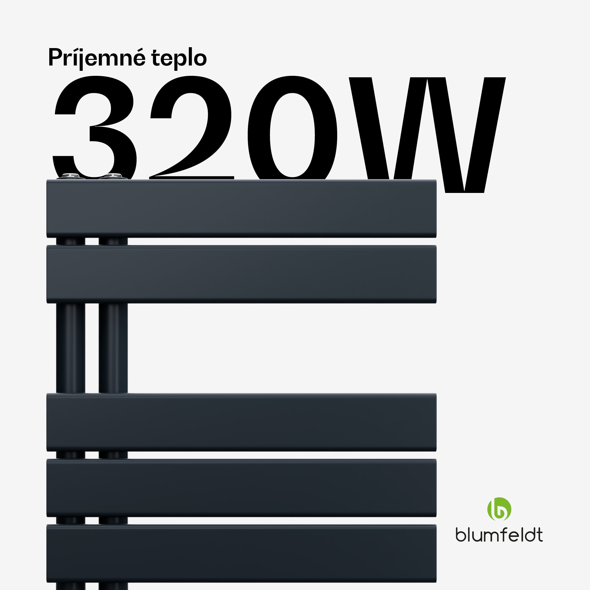 Blumfeldt Fairmont radiátor, 45 x 80 cm, nástenný, moderný dizajn, teplovodný – Obrázok 2