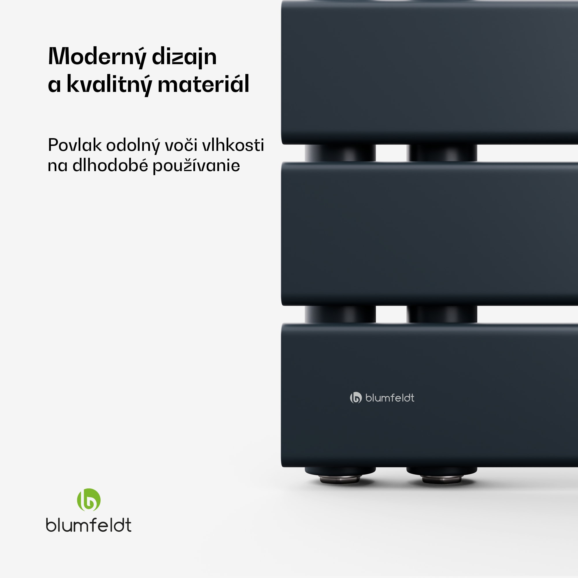 Blumfeldt Fairmont radiátor, 45 x 80 cm, nástenný, moderný dizajn, teplovodný – Obrázok 4