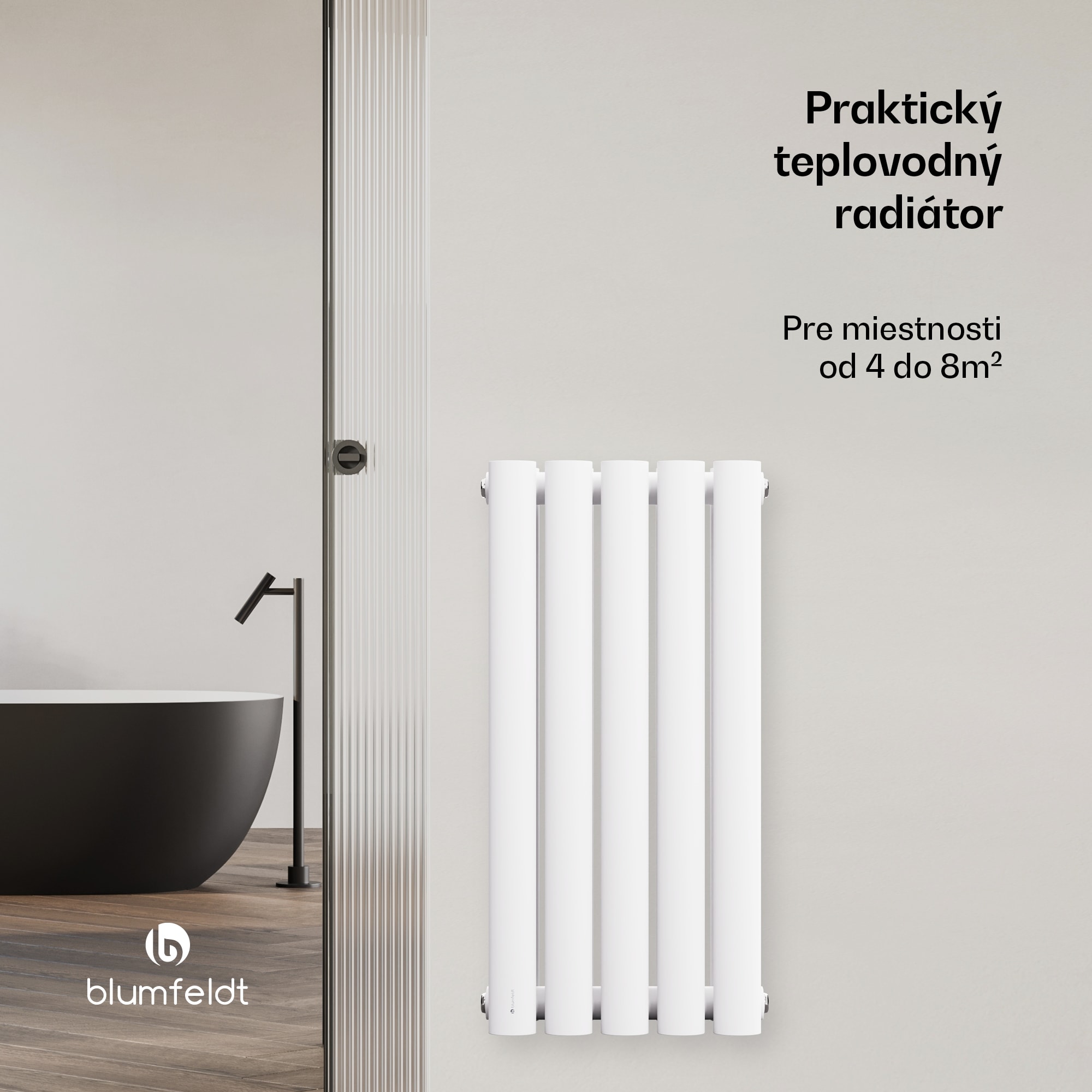 Blumfeldt Tallheo radiátor 60x30 360W – Obrázok 3