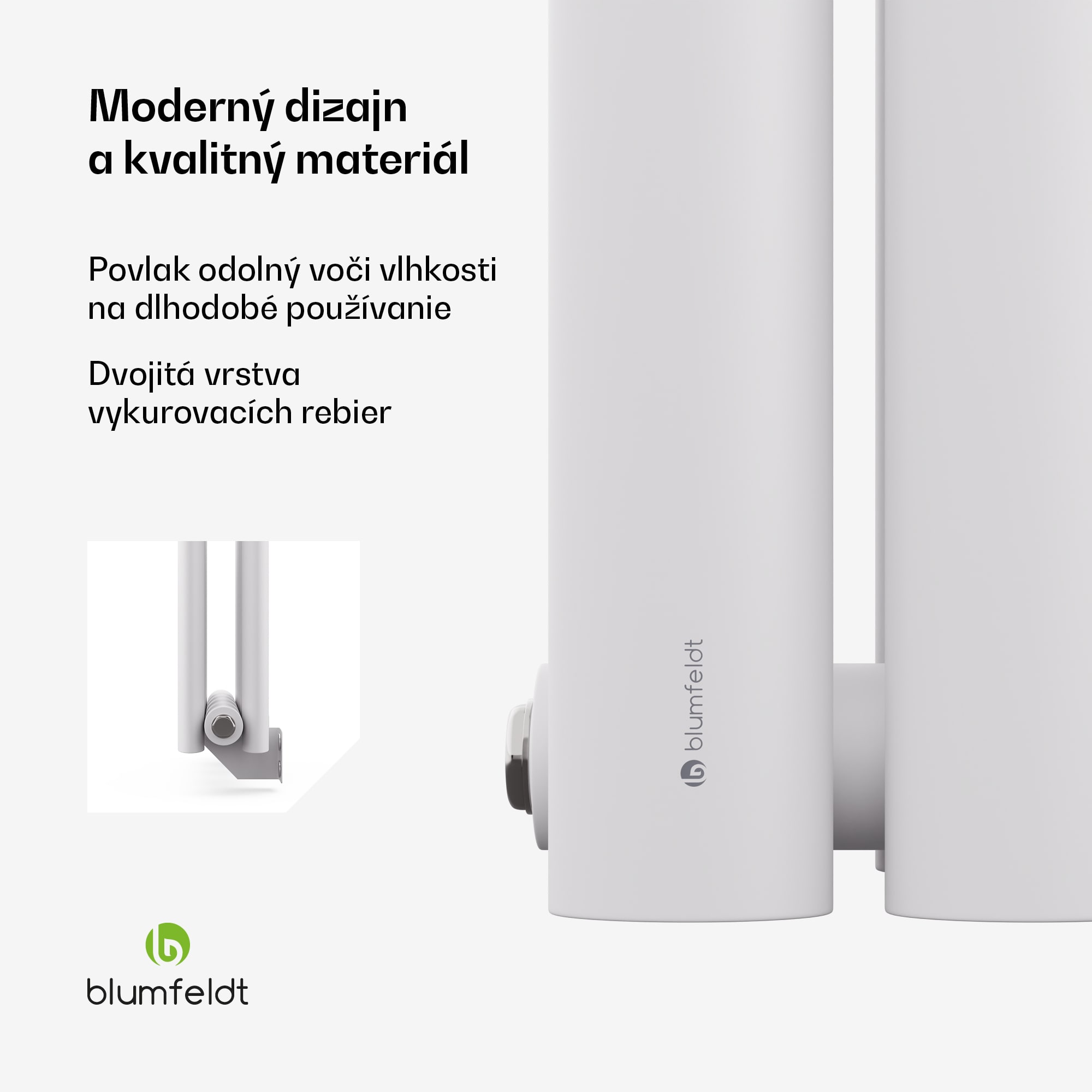 Blumfeldt Tallheo radiátor 60x30 360W – Obrázok 4