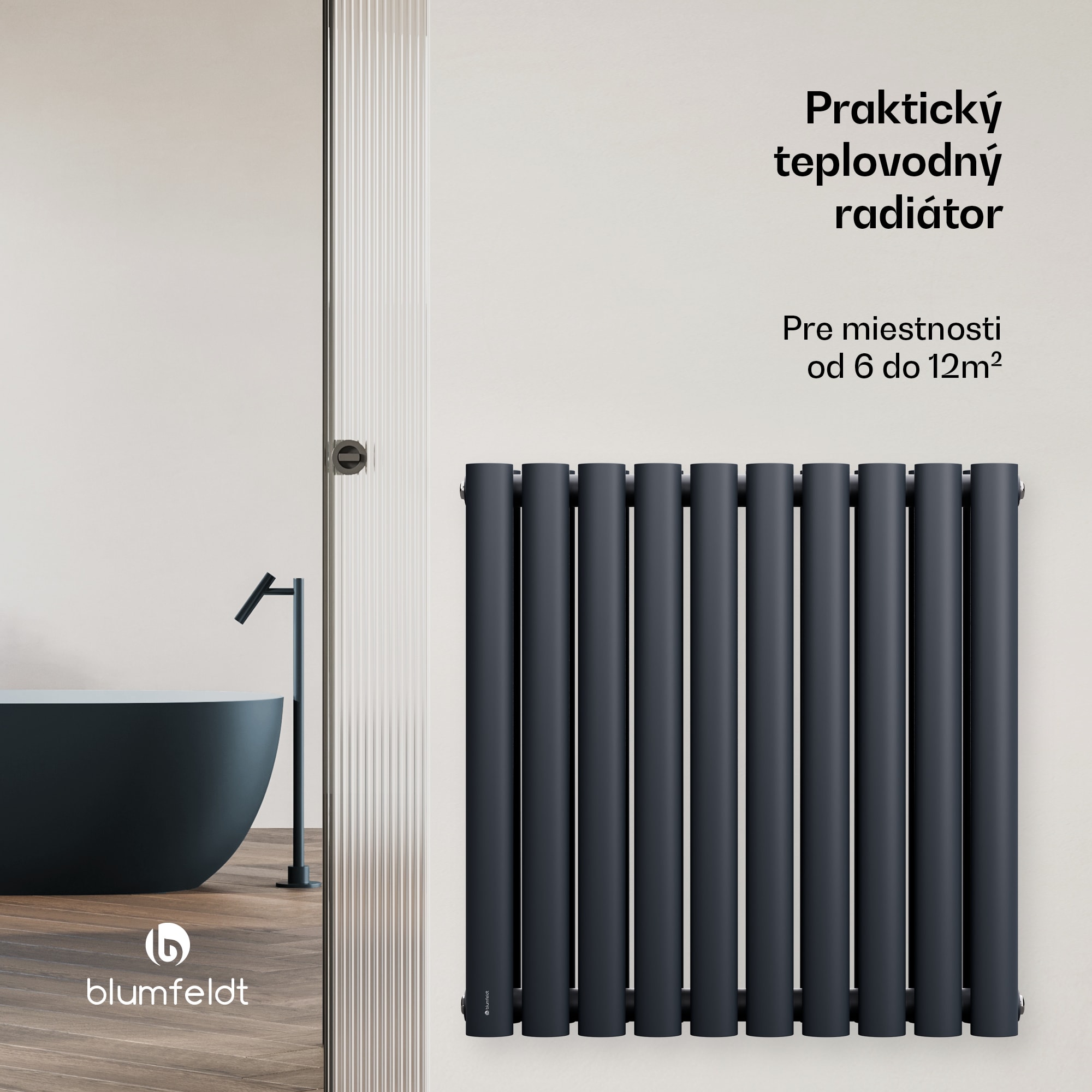 Blumfeldt Tallheo radiátor 60x60 707W – Obrázok 3