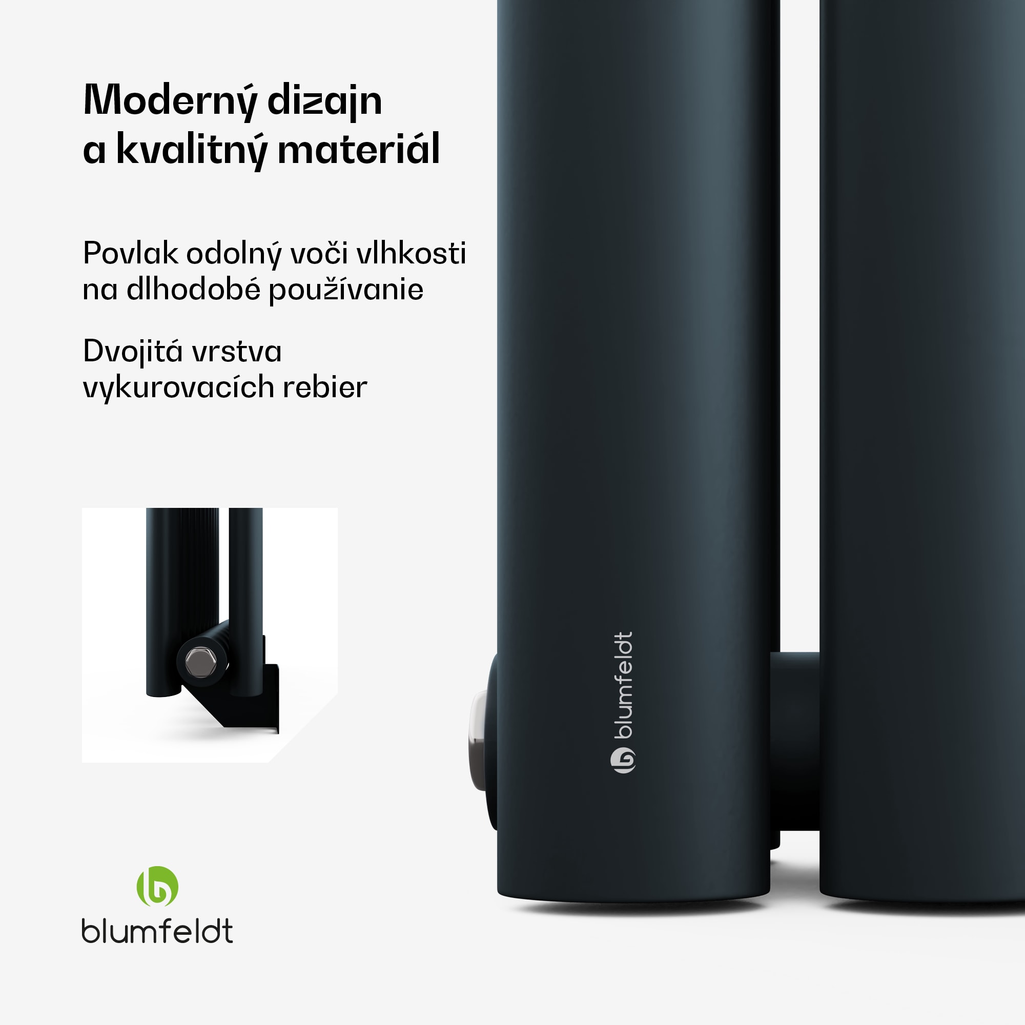 Blumfeldt Tallheo radiátor 60x60 707W – Obrázok 4