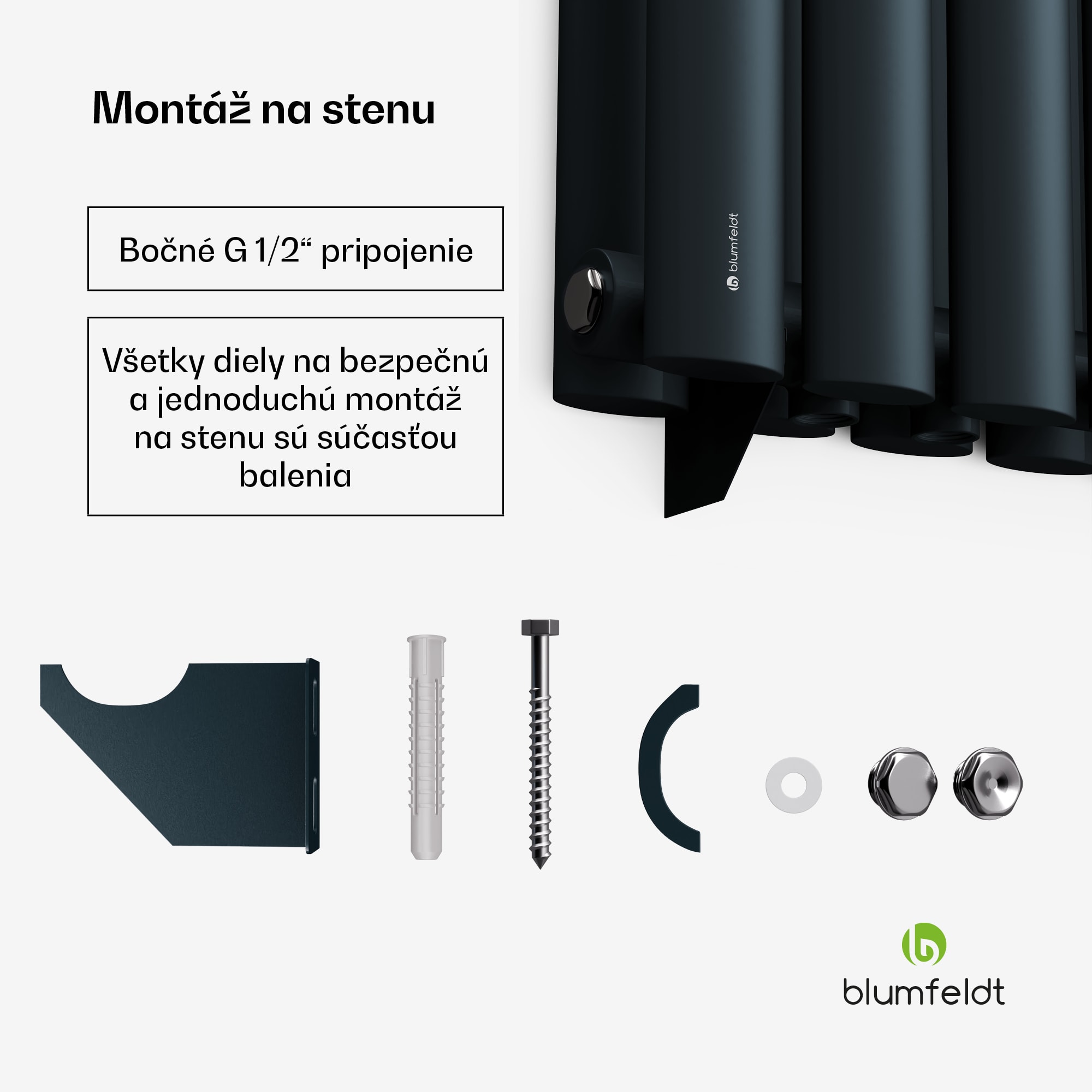 Blumfeldt Tallheo radiátor 60x60 707W – Obrázok 5