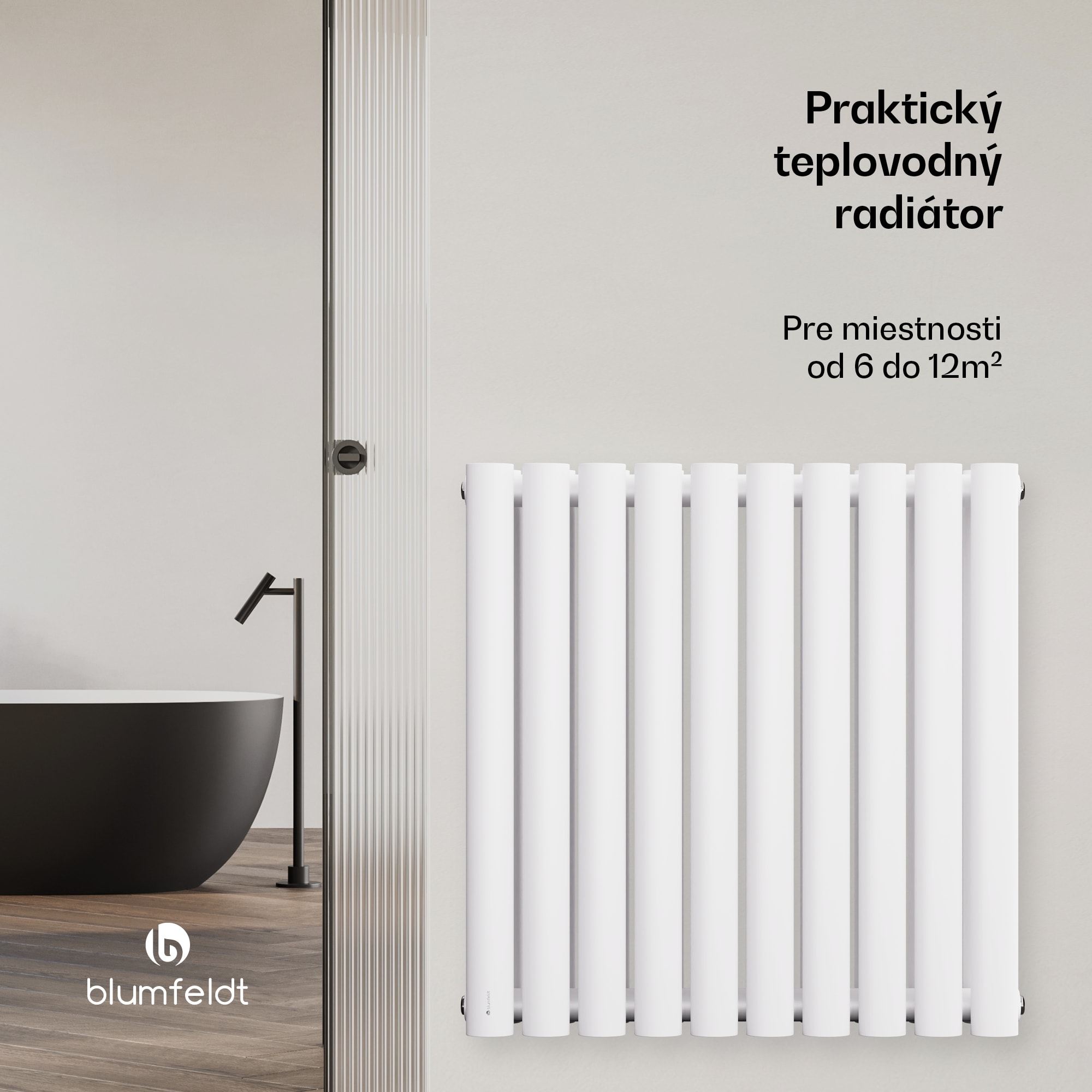 Blumfeldt Tallheo radiátor 60x60 707W – Obrázok 3