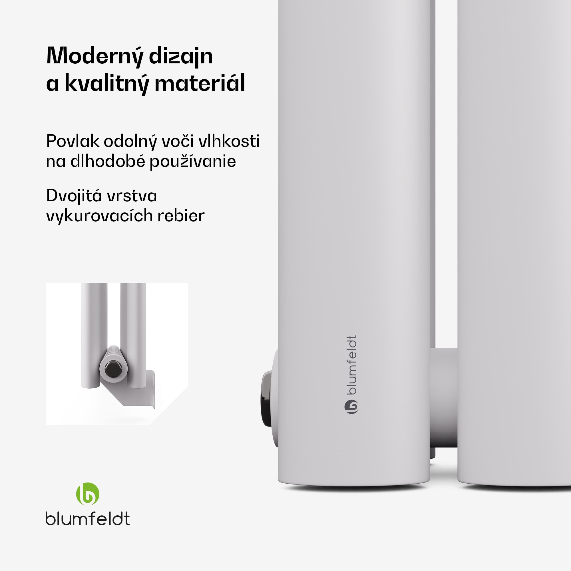 Blumfeldt Tallheo radiátor 60x60 707W – Obrázok 4