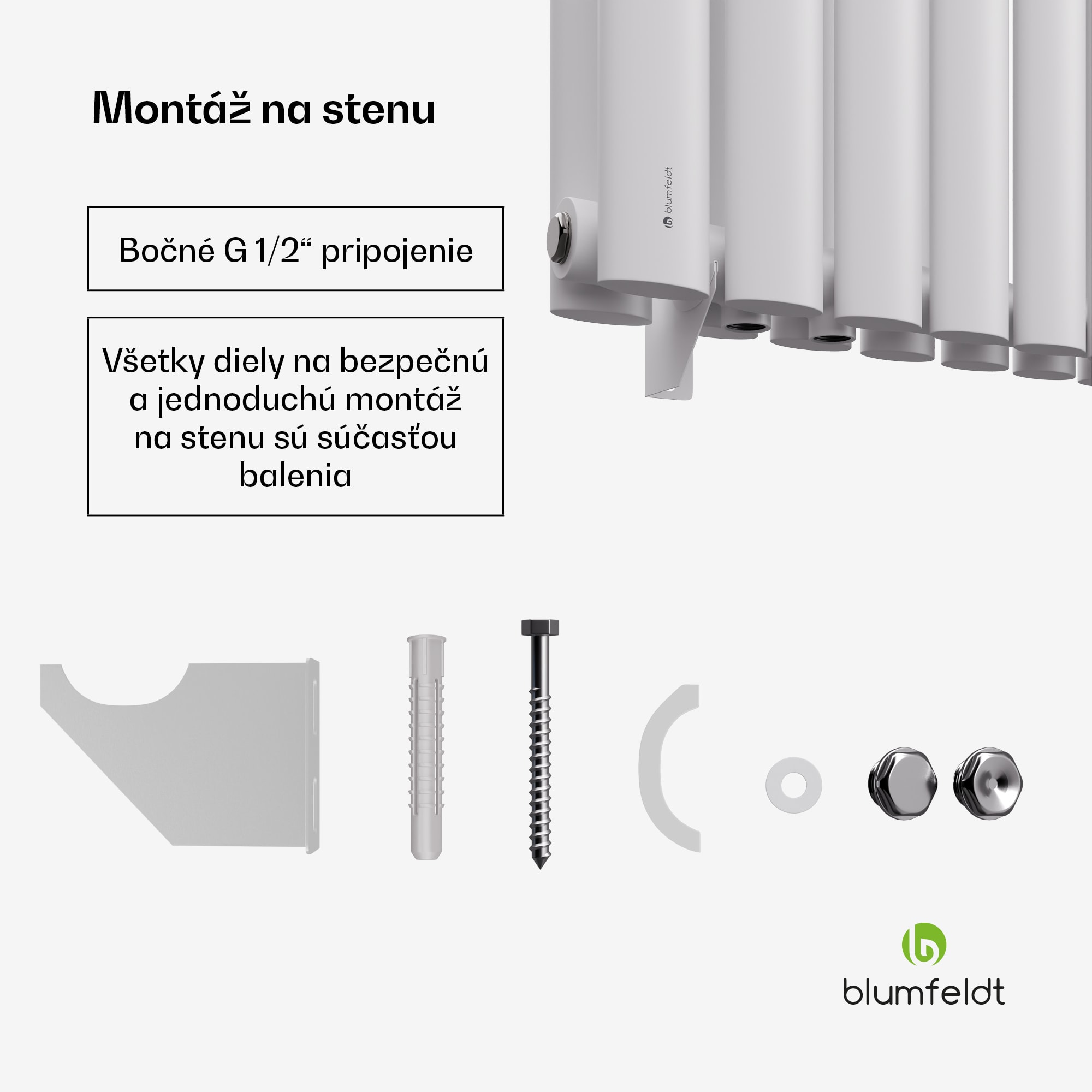 Blumfeldt Tallheo radiátor 60x60 707W – Obrázok 5