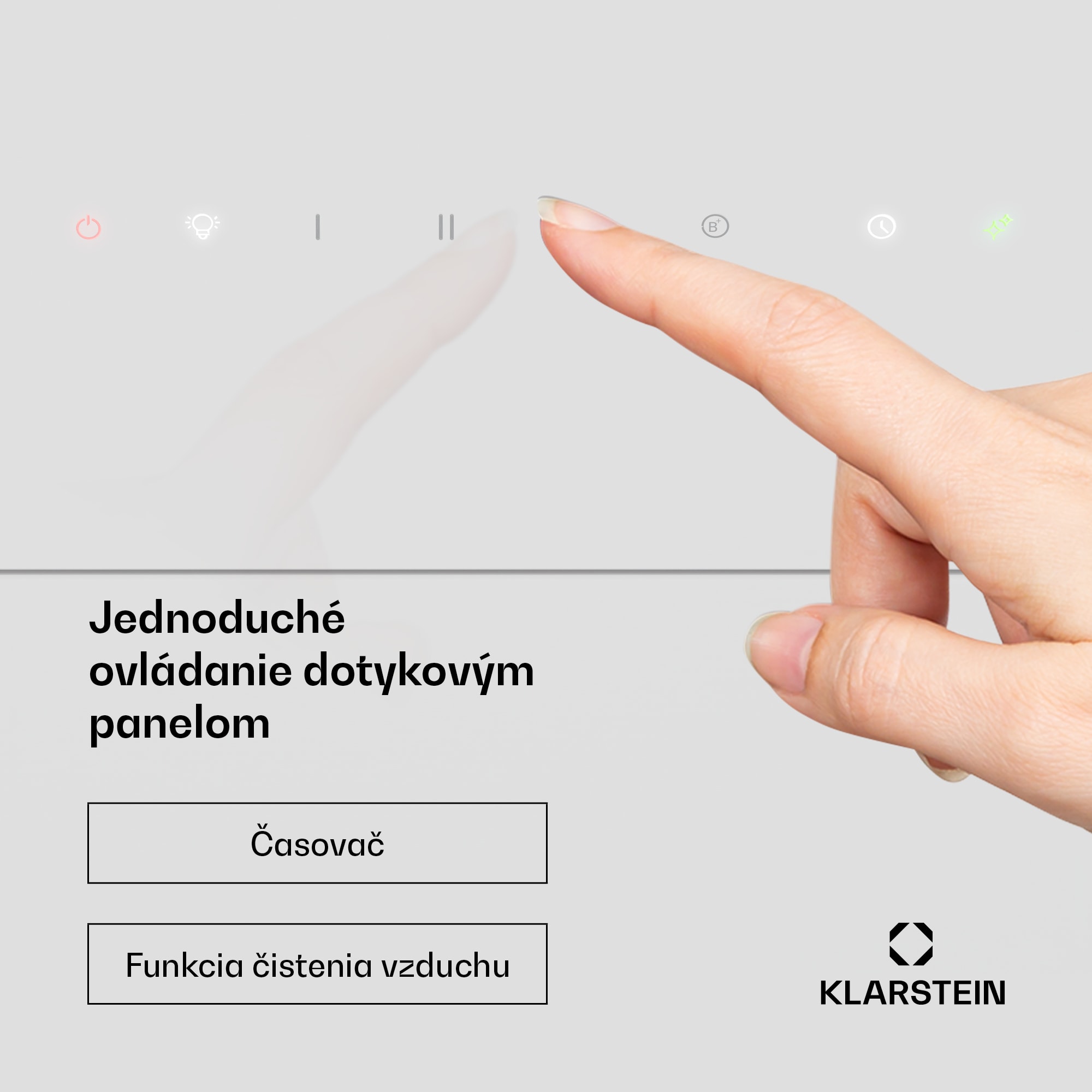 Klarstein SleekAir digestor | A+++ | 717 m³/h | dotykové ovládanie | LED | 60 cm – Obrázok 5