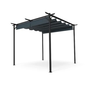 Blumfeldt Pantheon Robust Pergola, 3x3 m práškovo lakovaná oceľ odolná voči poveternostným vplyvom