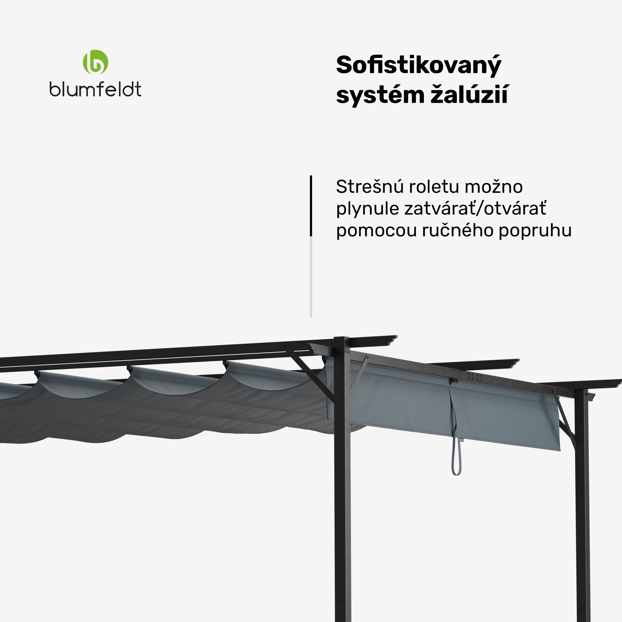 Blumfeldt Pantheon Robust Pergola, 3x4 m práškovo lakovaná oceľ odolná voči poveternostným vplyvom – Obrázok 4