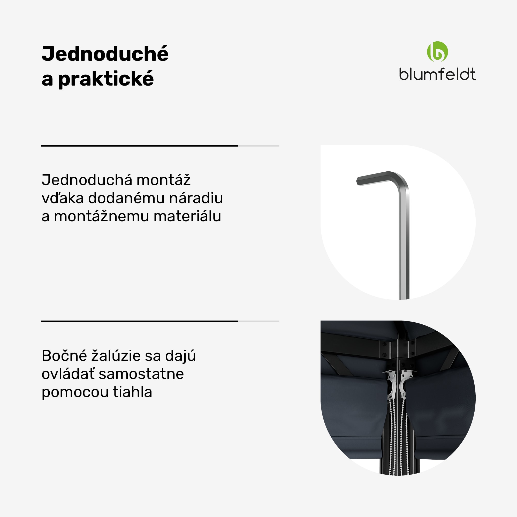 Blumfeldt Grandezza Cortina záhradný altánok 3x4 m, odolný voči poveternostným vplyvom, prášková farba, bočné rolety – Obrázok 5