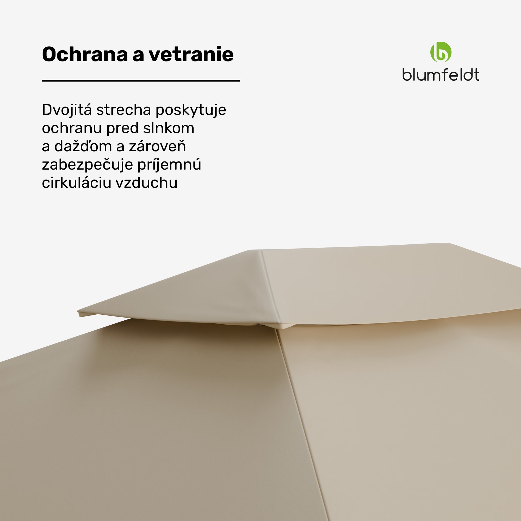 Blumfeldt Grandezza Cortina záhradný altánok 3x4 m, odolný voči poveternostným vplyvom, prášková farba, bočné rolety – Obrázok 2