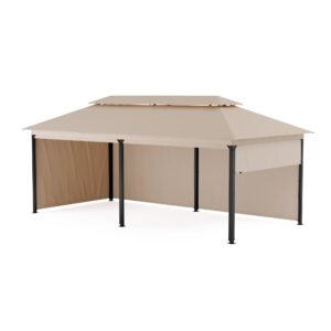 Blumfeldt Grandezza Cortina záhradný altánok 3x6 m, odolný voči poveternostným vplyvom, prášková farba, bočné rolety