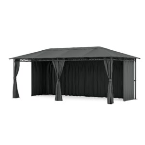 Blumfeldt Mondo 3x6 altánok s kovovým rámom a 4 bočnými stenami