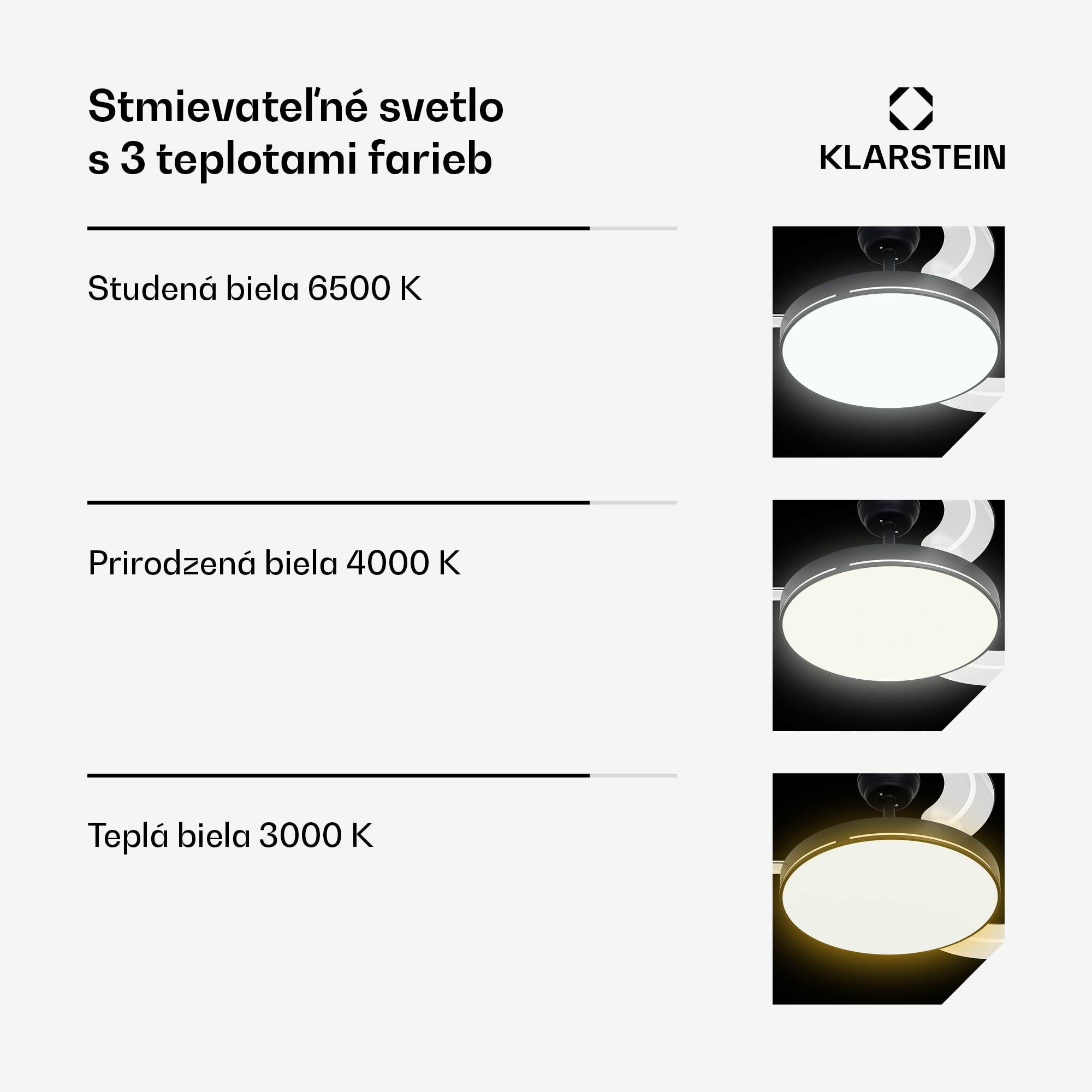 Klarstein AirFold, Inteligentný stropný ventilátor, Zaťahovacie lopatky, Stmievateľné LED svetlo, Smart – Obrázok 3