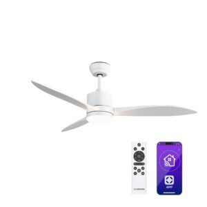 Klarstein SkyBreeze Smart istropný ventilátor, Vnútorné i vonkajšie použitie, Inteligentné ovládanie, IP44, 40 dB