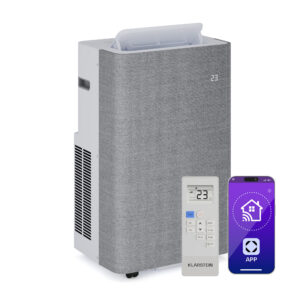 Klarstein AireLux prenosná klimatizácia, 14 000 BTU, Inteligentné ovládanie, Moderná