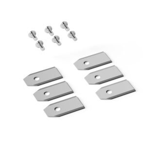 Rezacie čepele a skrutky pre robotickú kosačku Blumfeldt GrassConnect | Robustné | Vodeodolné