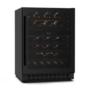 Klarstein Velaire podpultová chladnička na víno, moderná, elegantná, UV ochrana, Dvojzónová, 46 fliaš