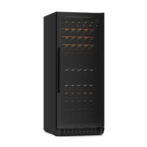 Klarstein Velaire podpultová chladnička na víno, moderná, elegantná, UV ochrana, Dvojzónová, 122 fliaš
