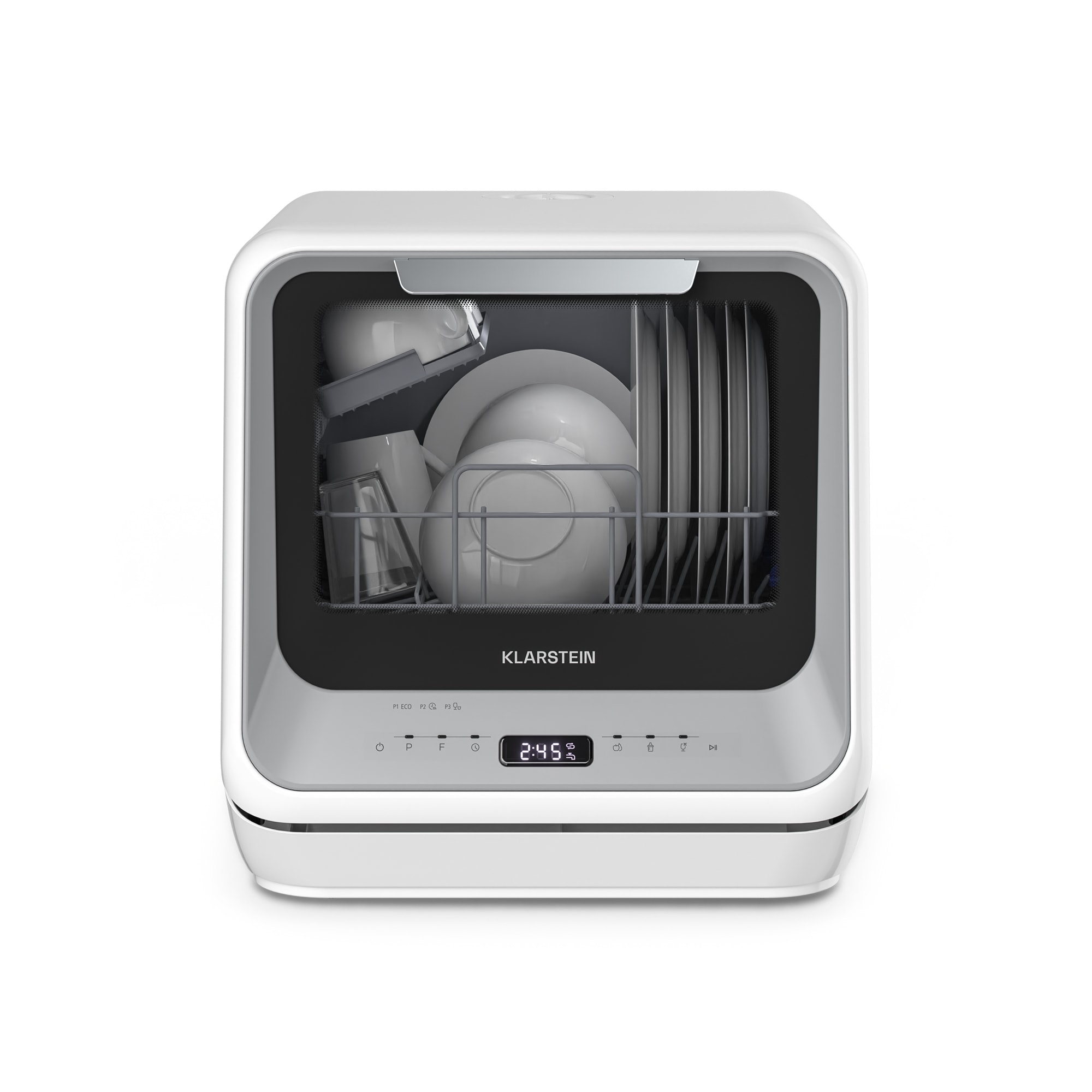 Klarstein Amazonia, Mini umývačka riadu, Kompaktná, 7 programov, Prenosná