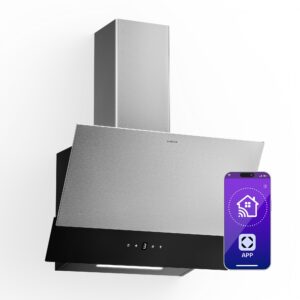 Klarstein Verosteel digestor, Elegantný, minimalistický, výkonný, Energetická trieda A, 624 m³/h, 60 cm