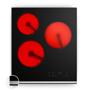 Klarstein Verosteel sklokeramická varná doska | 3 zóny | Minimalistická, Výkonná | 5000 W | 45 cm