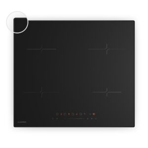 Klarstein Velaire indukčná varná doska, elegantná, minimalistická, výkonná, 4 varné zóny, 7000 W, 60 cm