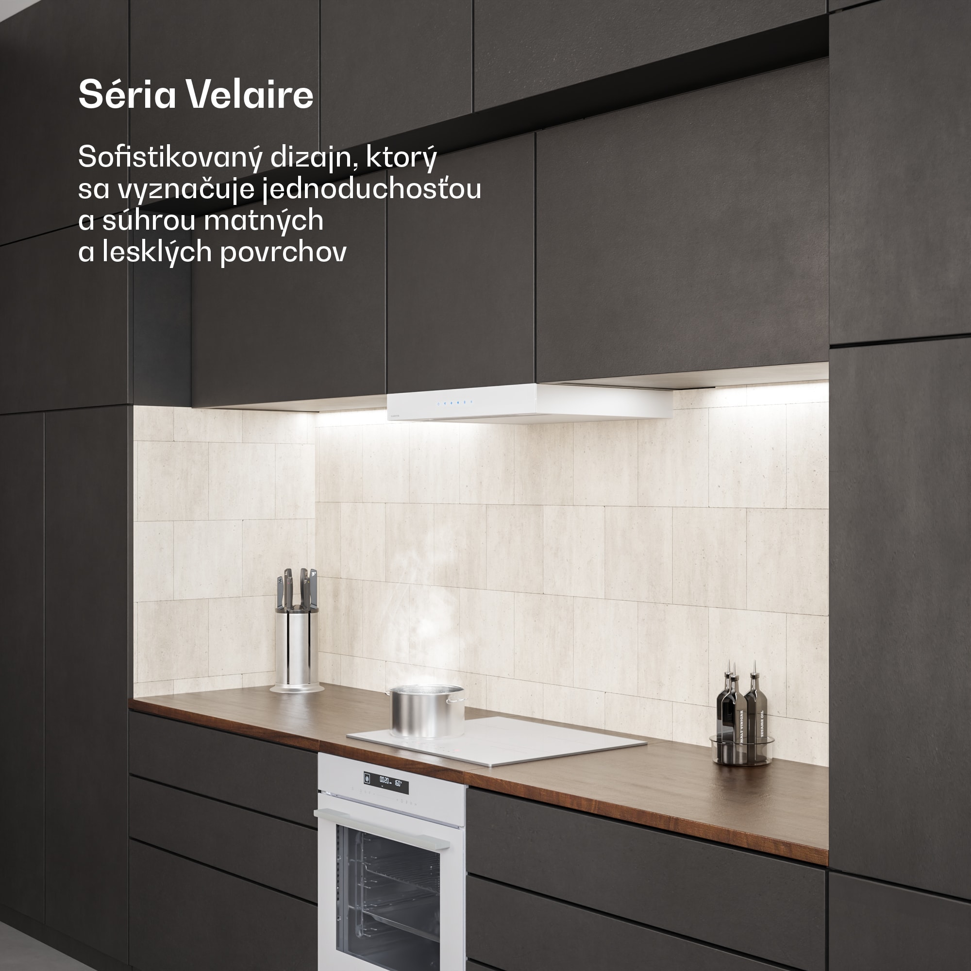 Klarstein Velaire indukčná varná doska, elegantná, minimalistická, výkonná, 4 varné zóny, 7000 W, 60 cm – Obrázok 2