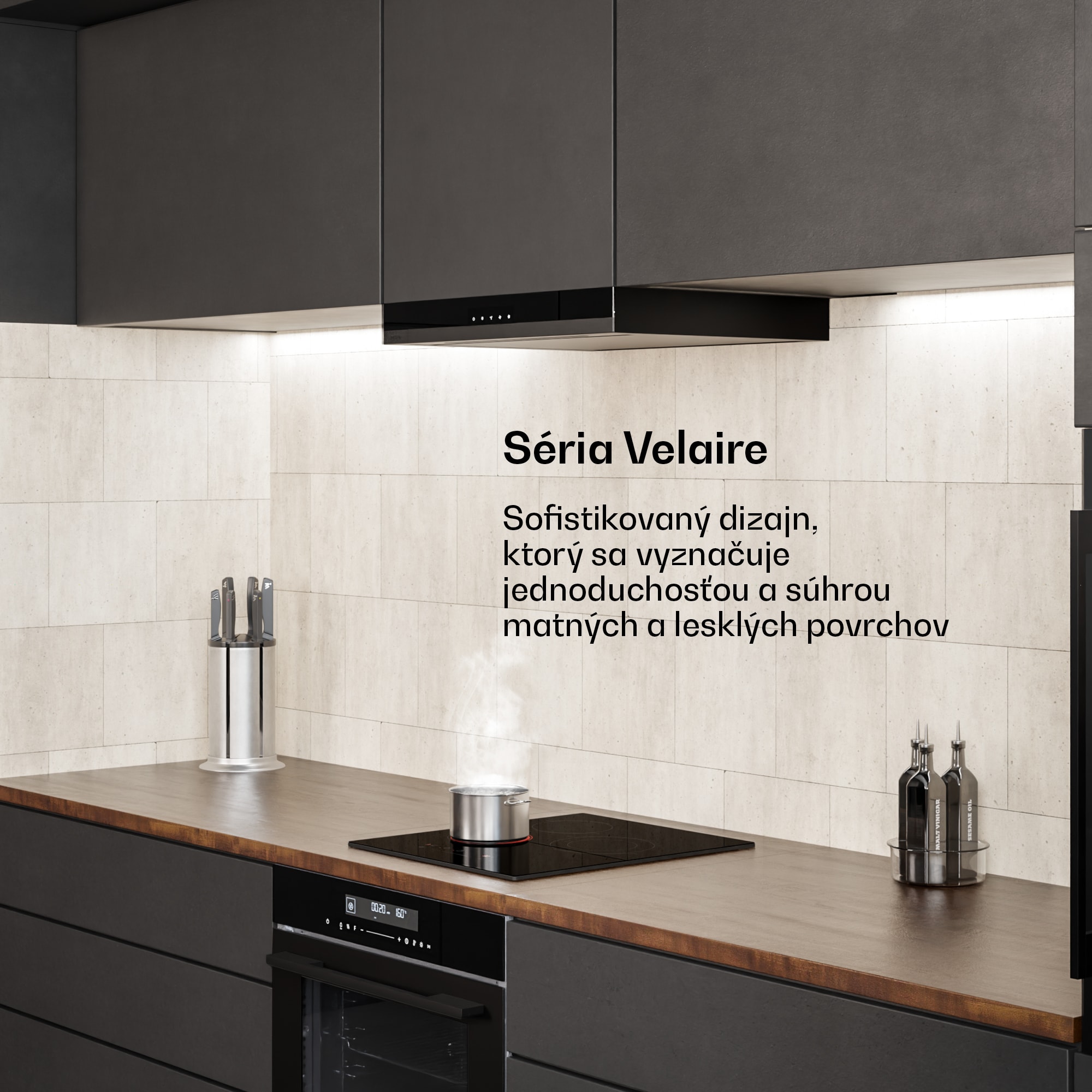 Klarstein Velaire sklokeramická varná doska, elegantná, minimalistická, kompaktná, 3 varné zóny, 4100 W, 45 cm – Obrázok 2