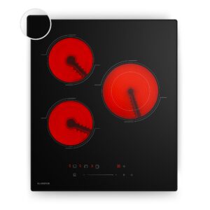 Klarstein Velaire sklokeramická varná doska, elegantná, minimalistická, kompaktná, 3 varné zóny, 4100 W, 45 cm
