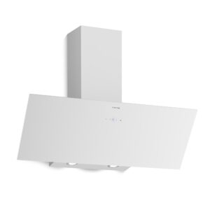 Klarstein Laurel šikmý digestor | režim odsávania vzduchu a recirkulácie | bezpečnostné sklo | 417 m³/h | 90 cm