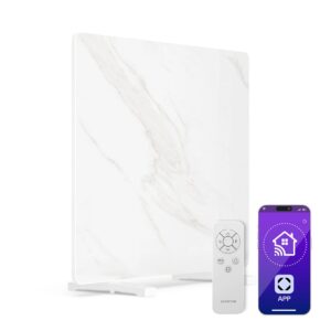 Klarstein MarmoHeat infračervený panel | 420 W | 6 - 12 m² | mramorový dizajn | 70 cm x 63 cm