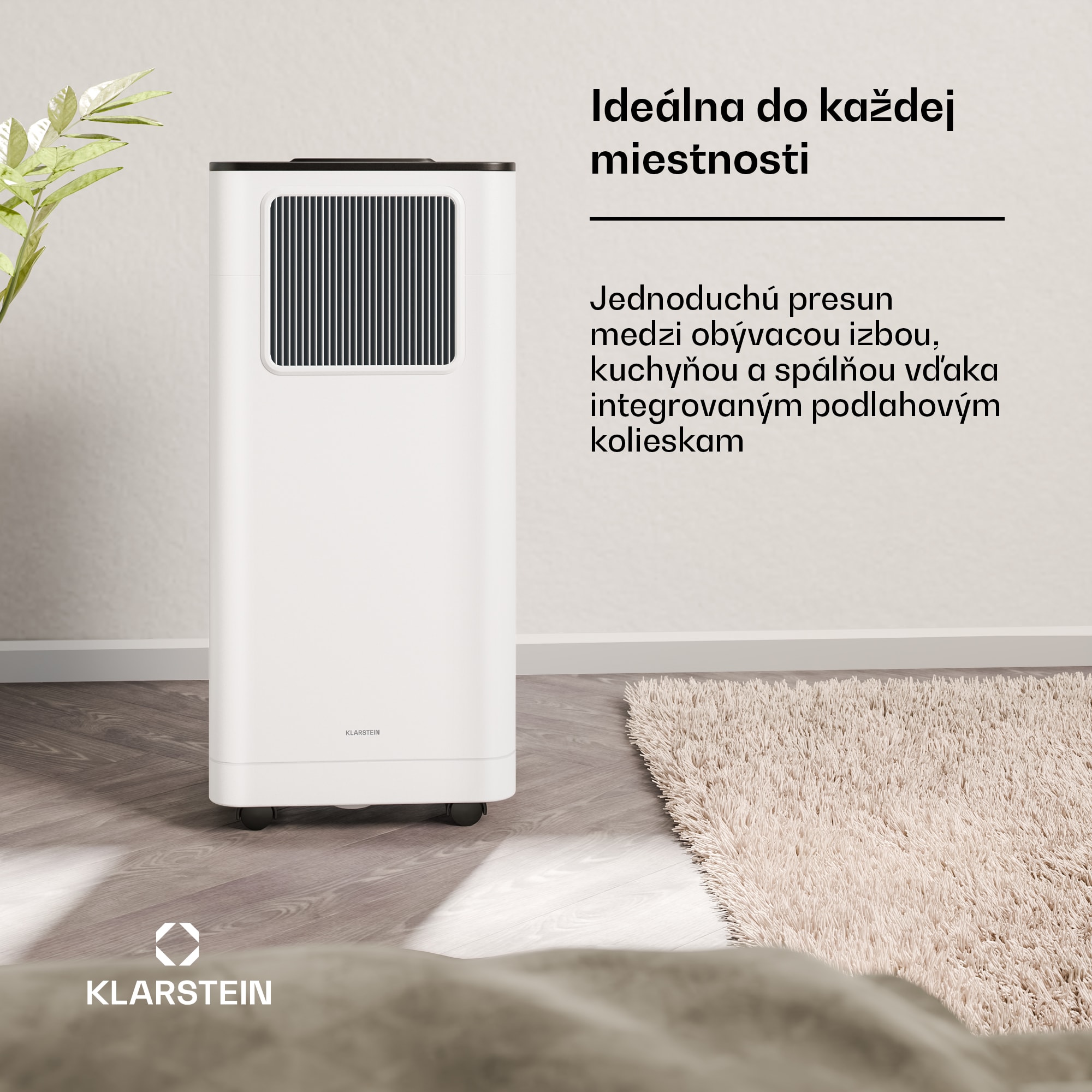 Klarstein Breeze Box mobilná klimatizácia | 11000 BTU | 32 cm | 51 m² | Energetická trieda A – Obrázok 2