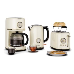 Klarstein Victoria raňajaková sada, hriankovač, kanvica a kávovar