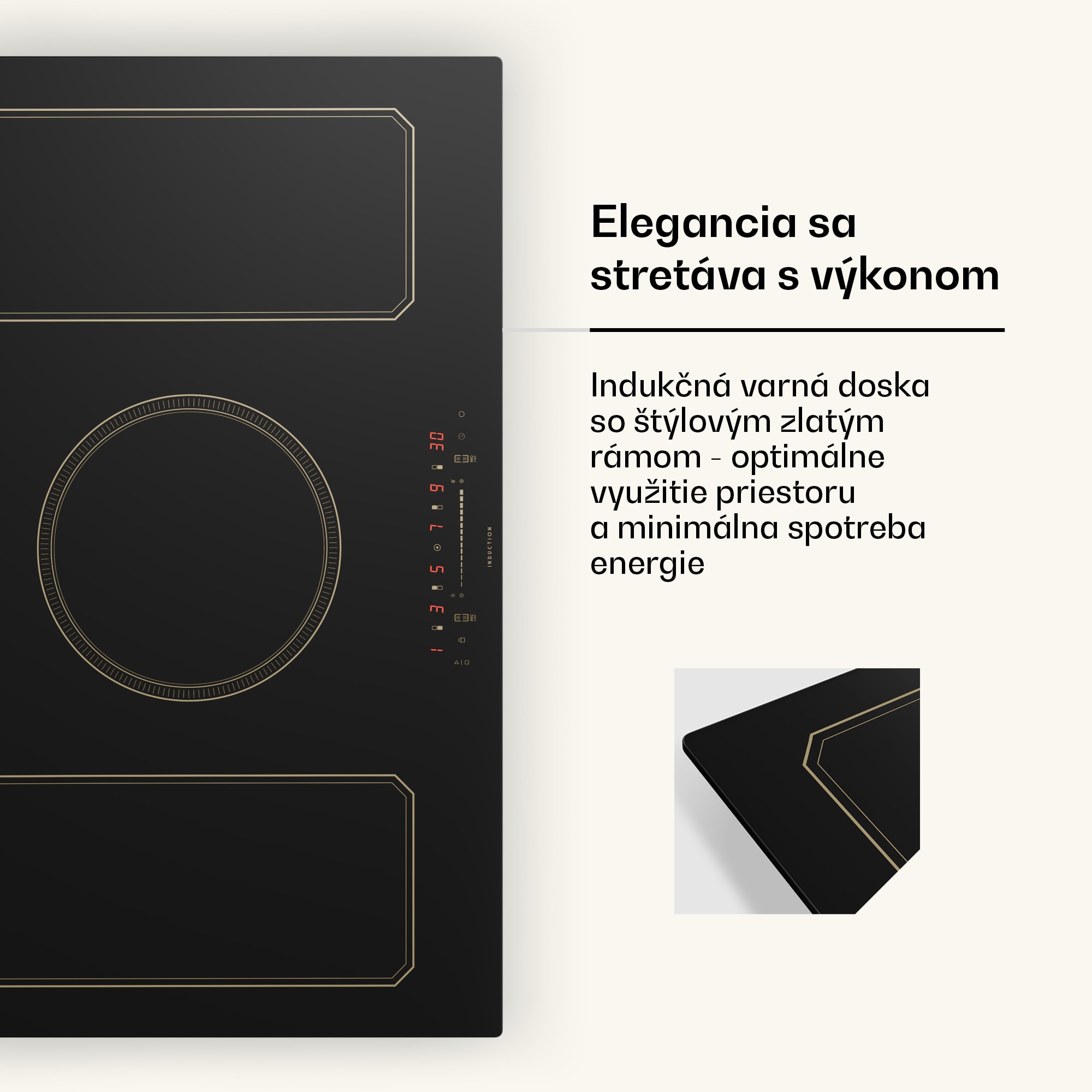 Klarstein Victoria 90 Duo Set indukcia s digestorom, 90 cm, indukčné varné dosky, digestor – Obrázok 4