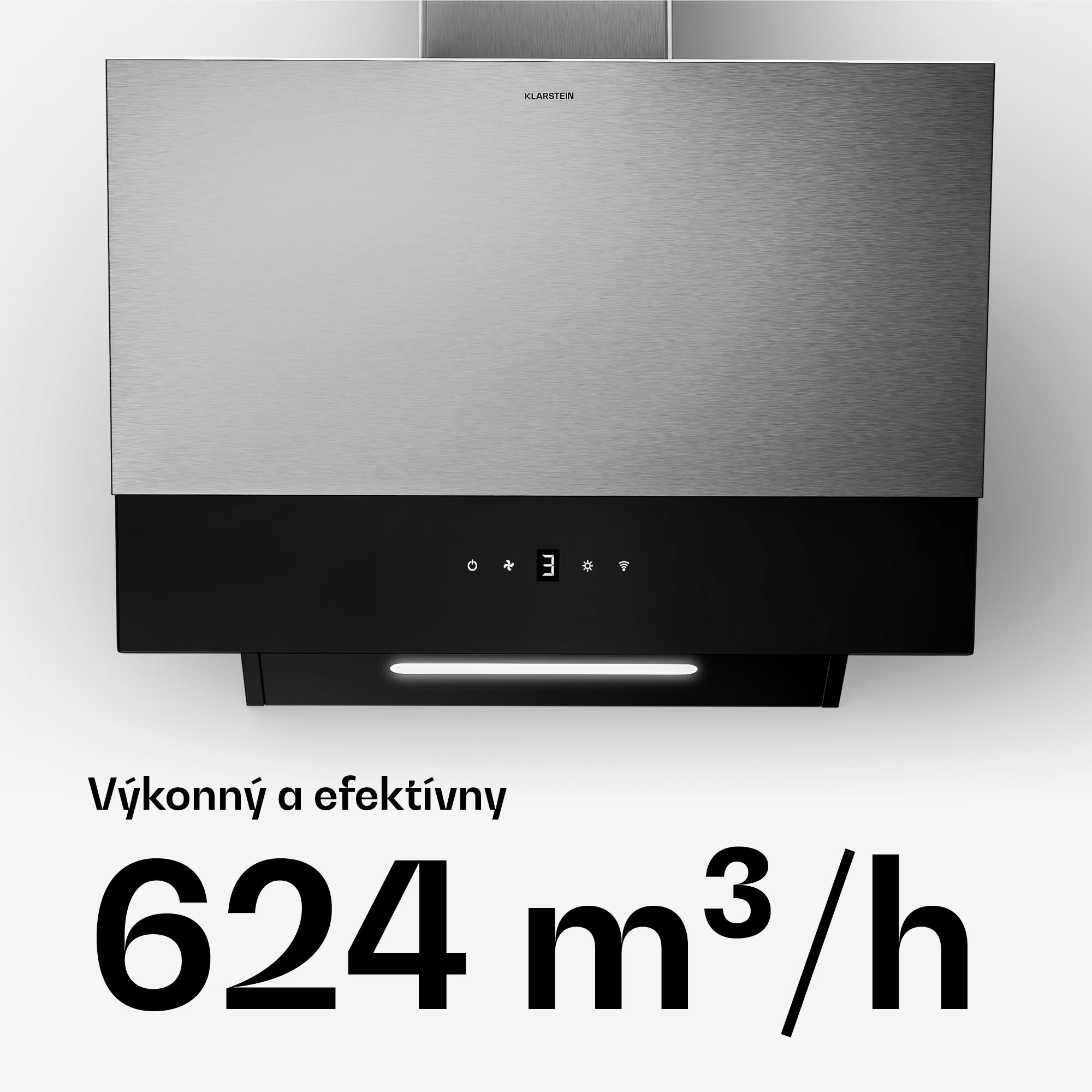 Klarstein Verosteel indukčná varná doska + Verosteel digestor | 60 cm – Obrázok 3